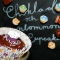 Plommon- och chokladcupcakes