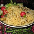 Spaghetti med musslor, vitlök, persilja & vitt[...]