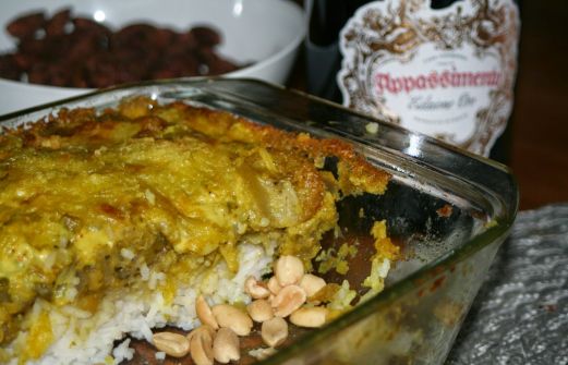 Recept: Indisk currygratäng med champinjoner & banan