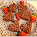 Chokladkaka med kinapuffstopping