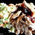 Pulled Pork med Coleslaw och BBQ-sås...