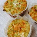 Muffins med zucchini och fetaost