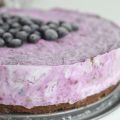 Frusen blåbärscheesecake med browniebotten -[...]