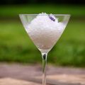 Mousserande lavendelgranita