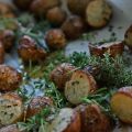 Rostad färskpotatis i ugn och minisemester☼