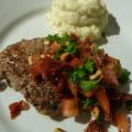 Entrecote (ryggbiff) med nötigt tomathack