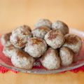 Julkryddade köttbullar av blandfärs