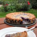 Blåbärskladdkaka med mandelmassa
