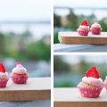 Jordgubbscupcakes
