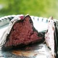 Moussebakelse med jordgubb, kokos och choklad