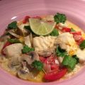 Röd curry- och kokossoppa med torsk och[...]