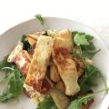 Sallad med stekta päron, stekta grönsaker och[...]