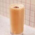 Kaffe-, banan- och chokladdrink
