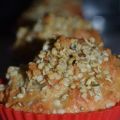 Matmuffins på sesammjöl toppade med hampafrön :)