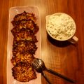 Rotfruktsplättar med feta- och olivkeso