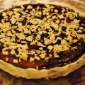 Kladdkaka på vitchoklad med aprikosmarmelad