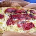 Stor potatisbakelse med knaprig prosciutto,[...]