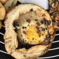 Grillad champion med vaktelägg