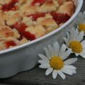 Smarrig jordgubbs- och rabarberpaj