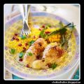 Kycklingrullar med salladslök och mango chutney