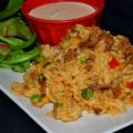 Enkel Köttfärsrisotto med Sweet chilisås