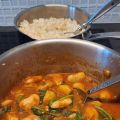 Vegansk currygryta med stora vita bönor