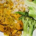 Quorn med spansk saffranssås