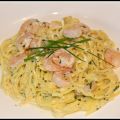 Pasta med scampi