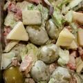 Bacon- och ostsallad