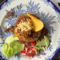 Bakad potatis och tacos