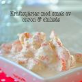 Kräftstjärtsröra med smak av citron & chilisås