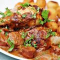 Kryddig ugnsstekt kyckling i tomatsås med[...]