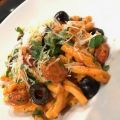 Pasta med färsk chorizo