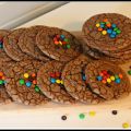 Chocolate chip cookies med m&m´s