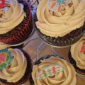 Cupcakes med jordnötsfrosting