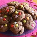 Chocolatechip cookies med smarties