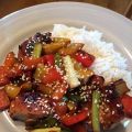 Sambalkyckling med sotad paprika