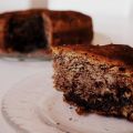 Banankaka med nutella och mörk choklad