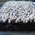 Chokladkaka med minimarshmallows
