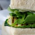 Lunchsmörgås med grillad zucchini