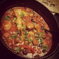 Kycklinggryta med chorizo