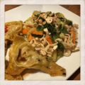 KYCKLINGDUMPLINGS OCH VIETNAMESISK NUDELSALLAD[...]