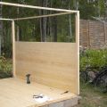 Förrådsbygge dag 2