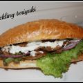 Baguette med kyckling teriyaki