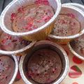 Lingonkladdkakemuffins
