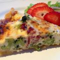 Bacon och broccolipaj