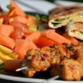 Chilimarinerade kycklingspett