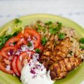 Kyckling med bulgursallad - 393 kcal
