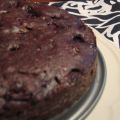 Chokladkaka med daim och hallon