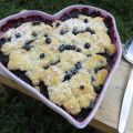 Temavecka: Blueberry peach cobbler